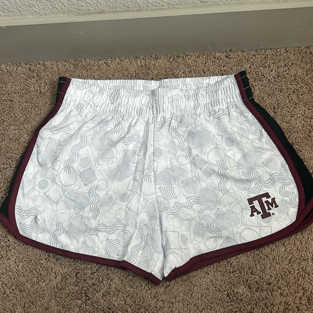 Texas A&M athletic shorts
Size: small